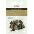 12mm Bohemian Gold Colour Metal Alloy Leather Clamps